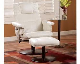 Ashley White Comfort Lounge Chair